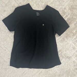 Black large Cherokee infinity scrub top